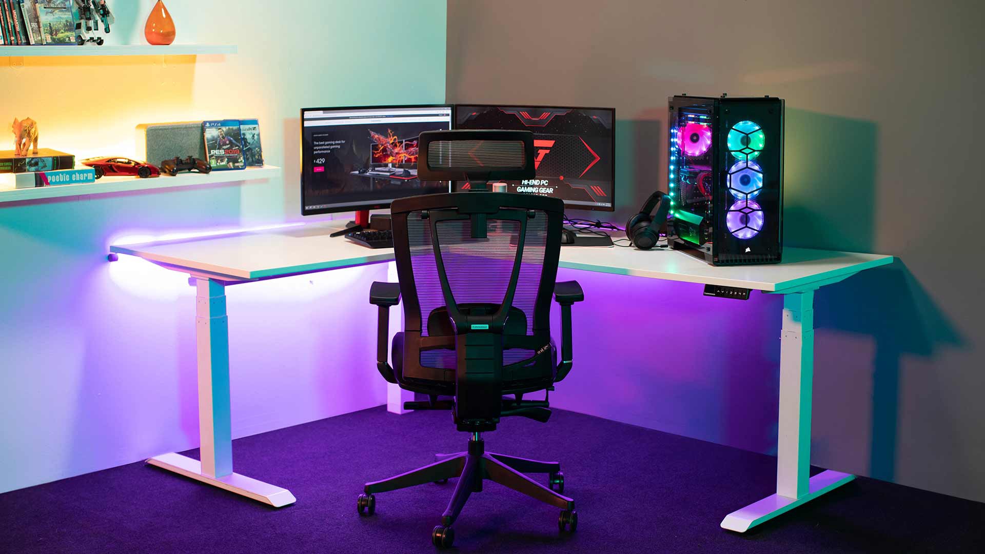 Top 5 Best Gaming Computer Desk For Multiple Monitors 2020